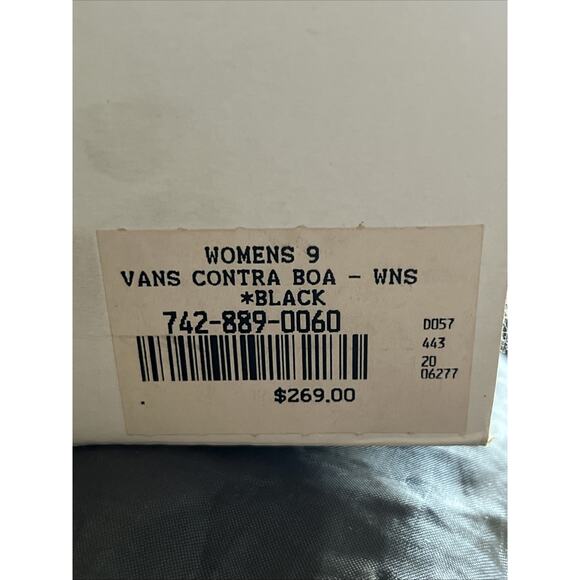 VANS Women’s Size 9 Contra Black Winter Boots BOA - WNS Vintage - Picture 9 of 12